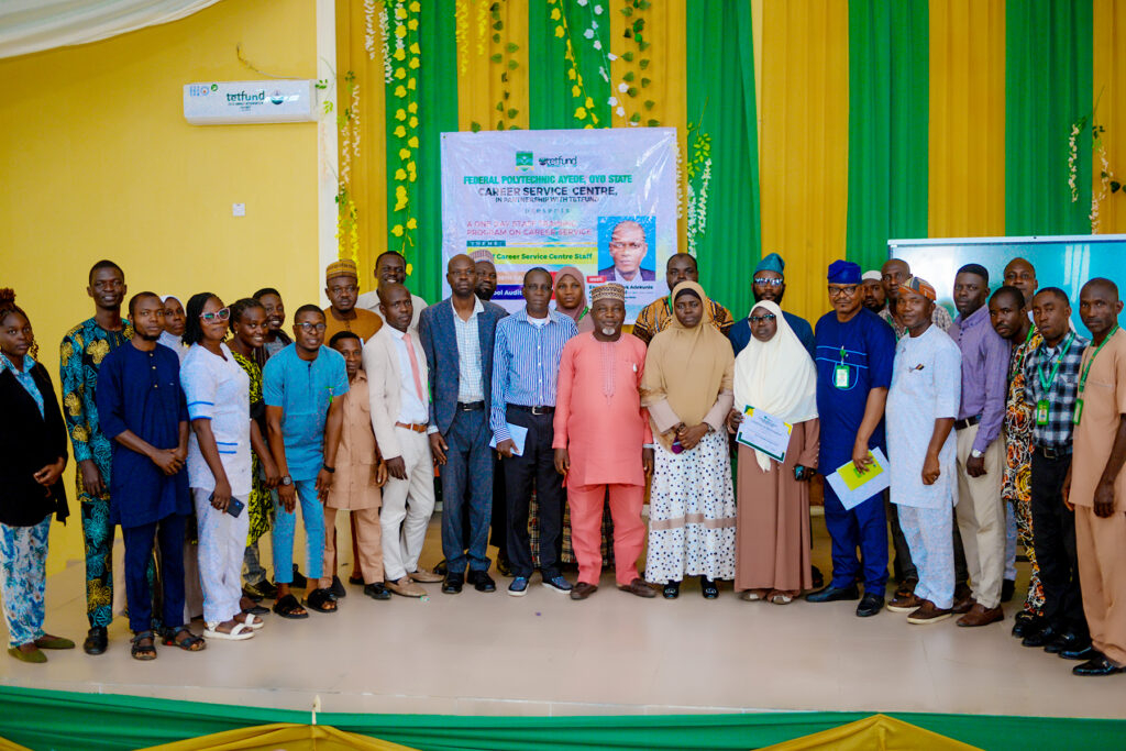 Federal Polytechnic Ayede Rector commends TETFund on Career Service Centre workshop